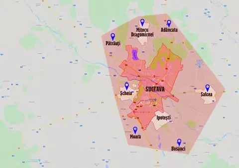 HARTĂ | Peste 164.000 de români din județul Suceava sunt în carantină totală