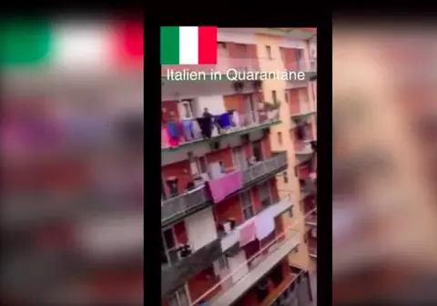Cum arată carantina în Napoli și cum arată cea dintr-un oraș din Germania. Imaginile sunt geniale