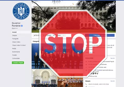 2.000 de români, blocați pe pagina de Facebook de Guvernul Dăncilă nu aveau acces  la informațiile oficiale despre coronavirus