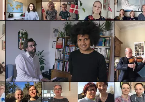 Danezii nu și-au putut sărbători regina la Palatul Amalienborg, așa că i-au dedicat un videoclip cântat pe mii de voci