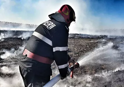 Sute de hectare de vegetație au ars în România în ultimele zile. Puține amenzi