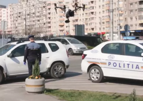 Monitorizare cu drona în Cluj-Napoca. Oamenii vor fi verificați dacă respectă izolarea