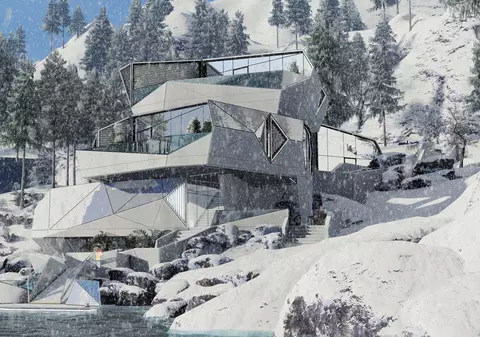 Un arhitect rus a proiectat o casă capabilă să te protejeze de orice, inclusiv de coronavirus