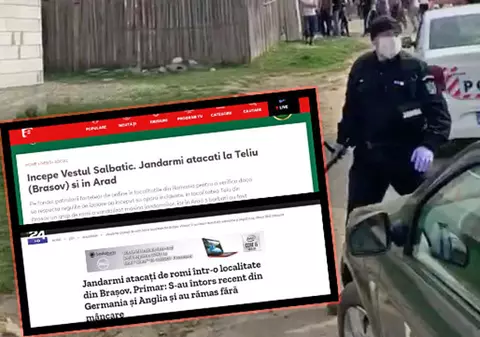 Cine sunt ”Diaspora” și ”romii” prezentați drept ”Vestul Sălbatic care atacă jandarmi la Teliu”? Doi bărbați dintr-o comunitate de 2.000: unul de 33 și celălalt de 17 ani
