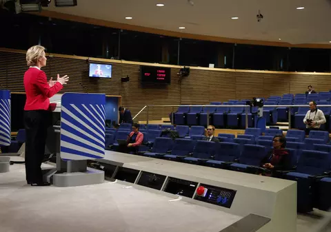 Ursula von der Leyen, încrezătoare că până la sfârşitul anului va fi produs un vaccin împotriva coronavirusului