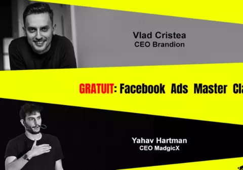 (Publicitate) Premieră în România – Facebook Ads Masterclass cu Yahav Hartman și Vlad Cristea