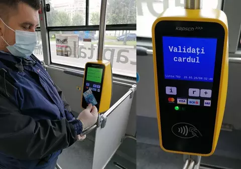 Bucureştenii pot plăti cu cardul călătoriile cu mijloacele de transport ale STB