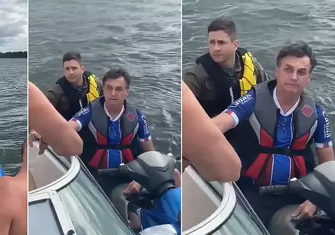 În ziua în care Brazilia a depășit 10.000 de decese de coronavirus, președintele Bolsonaro se plimba cu skijetul pe lacul Paranoa