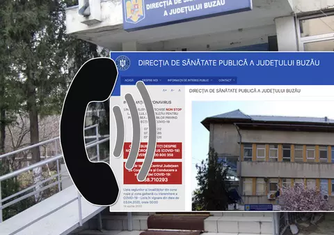 În plină criză COVID-19, DSP Buzău a avut un număr greșit pe site. Ce a pățit o femeie când a sunat să ceară ajutor pentru sora bolnavă de cancer