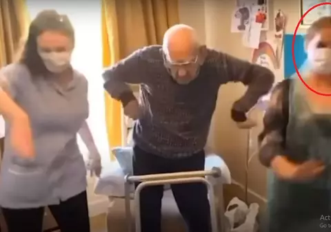 VIDEO |  O îngrijitoare a murit la câteva zile după ce un videoclip în care dansa alături de un bătrân a devenit viral pe TikTok
