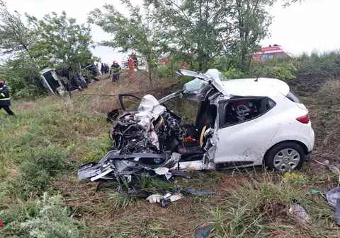 Tragedie pe Drumul European E 581. Un copil de un an și părinții săi au murit într-un accident rutier