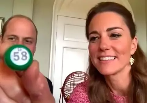 Prințul William și Kate Middleton au jucat bingo virtual cu rezidenții de la un centru de îngrijire din Țara Galilor