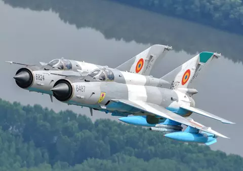Aeronave rusești, interceptate de MiG-uri românești deasupra Mării Negre