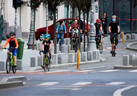 Harta zonelor din București care sunt pietonale în acest weekend. Care sunt rutele ocolitoare pentru șoferi