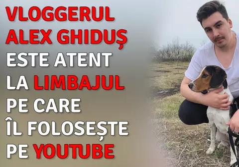 VIDEO/Vloggerul Alex Ghiduș explică de ce youtuberii trebuie să fie atenți la conținut. „Întodeauna m-am gândit că o să mă întâlnesc pe stradă cu părinții copiiilor care mă urmăresc”