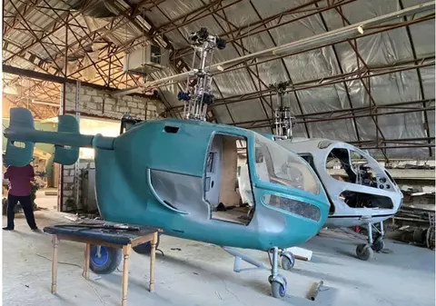 O fabrică clandestină de elicoptere, descoperită în Republica Moldova. Aeronavele erau exportate ilegal în fostele state sovietice