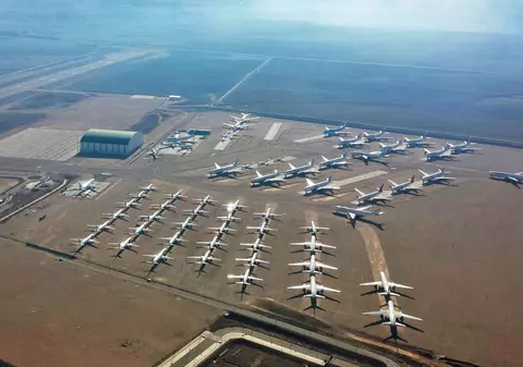 Aeroportul care nu are niciun călător, dar este aglomerat. Care este explicația