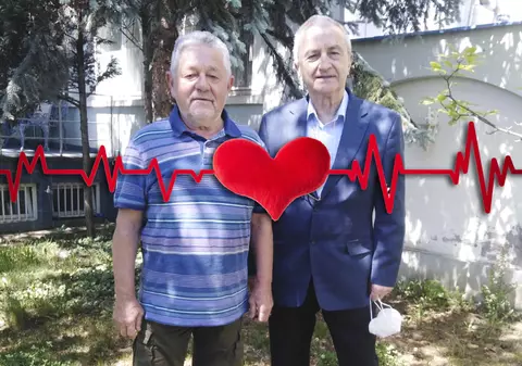“Trăiesc!” - “Felicitări, domnul meu!” Schimbul emoționant de cuvinte dintre cel mai longeviv transplantat pe cord din România și medic. S-au revăzut după 20 de ani