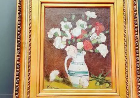 Pictura “Vas cu garoafe” de Ștefan Luchian, cumpărată cu 125.000 de euro