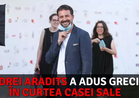 VIDEO/ Andrei Aradits a adus Grecia în curtea casei sale. ”Ne-am pus sunetul valurilor la boxe, am luat pește și vin alb și mi-am imaginat că sunt în Corfu”
