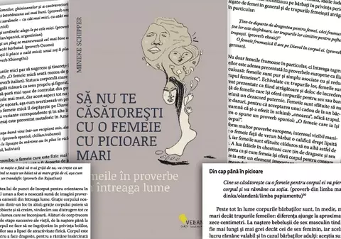 Ce spune o carte cu proverbe despre femei despre lumea în care trăim. Sociolog: ”Regăsim standarde duble pentru femei și bărbați”