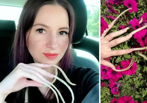 O rusoaică și-a tăiat unghiile după șase ani și le-a scos la vânzare pe internet