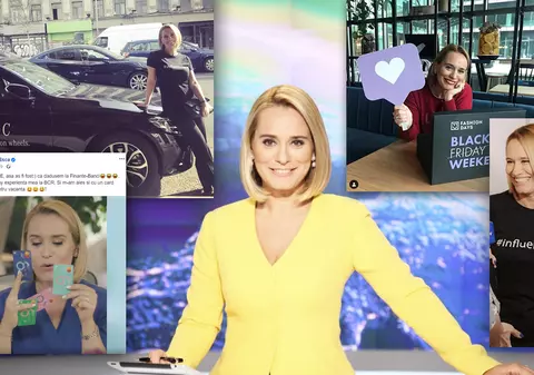 Andreea Esca, jurnalist și influencer: Peste 170 de postări publicitare pe Facebook și Instagram în 4 ani. Doar 10% sunt semnalate publicului ca reclamă