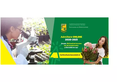 (Publicitate) Vrei să fii specialist într-un job de viitor? Facultatea de Horticultura îți oferă această oportunitate!