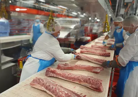 Șase cazuri noi de coronavirus, după reluarea activității la abatorul Tonnies, acolo unde s-au infectat 1.000 de români