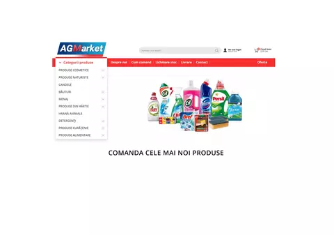 (Publicitate) AGMARKET iți oferă tot ceea ce ai nevoie cu doar câteva click-uri!
