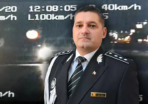 VIDEO | Șef din Poliție, prins de radar când rula cu peste 100 km/h în localitate. Dosarul e de negăsit de două luni, iar el nu recunoaște: ”Exclus așa ceva”