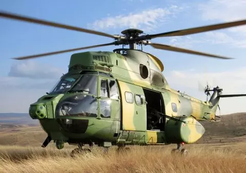 Un elicopter al Forțelor Aeriene Române a fost avariat în Mali, în timpul unei furtuni