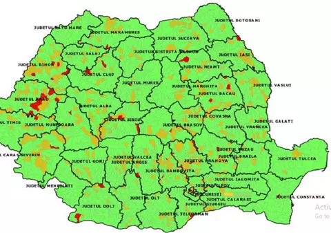 DOCUMENT | Cum începe școala? Harta epidemiologică județ cu județ: 43 de localități sunt în scenariul roșu