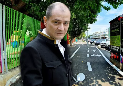Guvernarea pe Facebook! Primarul Băluță și-a anunțat fanii virtuali când a inaugurat pistele de bicicletă, dar n-a luat aprobarea de la Poliția Rutieră, spune chiar poliția