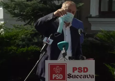 Vasile Dîncu, după ce a fost întrebat de ce nu poartă mască la intrarea într-un spital: "Vă mulțumesc pentru profunda întrebare"