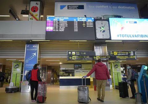 Pandemia de coronavirus a redus traficul aerian de pe Aeroportul Otopeni cu aproape 70%
