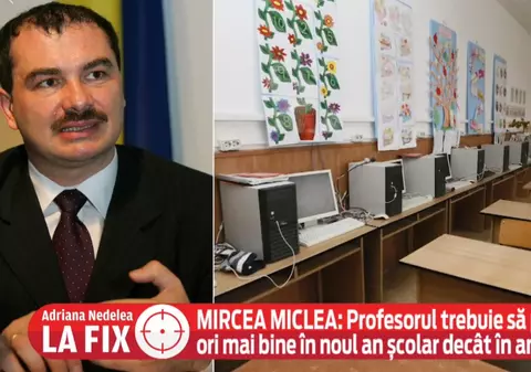 Mircea Miclea, la Adriana Nedelea la FIX: "Profesorii sunt cheia. Focalizarea lor nu trebuie să fie pe procedurile sanitare, ci pe conţinutul didactic"
