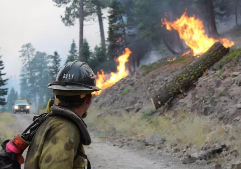 Un băiat a fost găsit mort, într-o mașină, cu câinele în brațe, după ce a încercat să scape de incendiile din Oregon