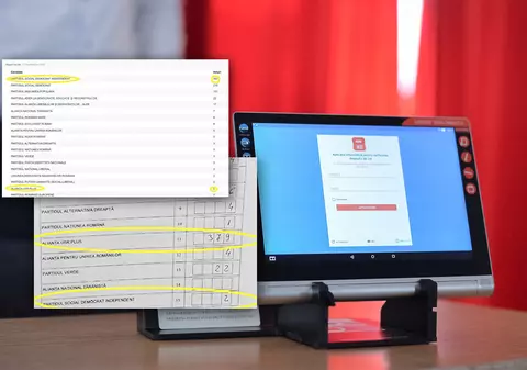 Biroul Electoral Sector 4: La secția 759 nu a fost fraudă electorală, ci o eroare. Tabletistul a introdus greșit datele. Ce spune USR