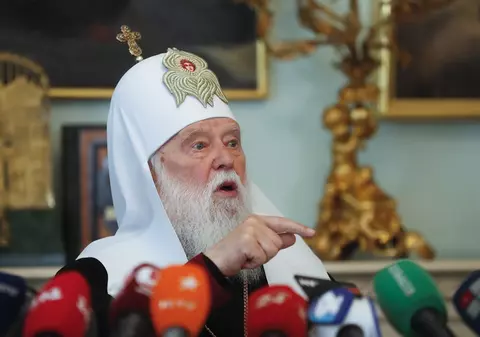 Patriarhul Kievului, care a spus în martie că pandemia e „pedeapsă divină pentru căsătoriile homosexuale”, a fost internat cu COVID-19