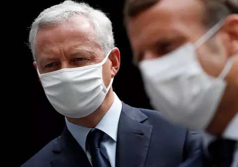Ministrul francez al Economiei şi Finanţelor, testat pozitiv cu COVID-19. Ce se întâmplă cu preşedintele Emmanuel Macron