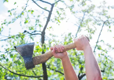 Imagini cutremurătoare. Un bărbat și-a decapitat soția și s-a dus la poliție cu capul femeii în mână