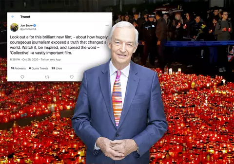 Colectiv 5 ani. Una dintre legendele televiziunii britanice elogiază investigațiile de presă din România: “Jurnalismul extrem de curajos a expus un adevăr care a schimbat o lume”