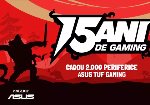 PC Garage aniversează 15 ani de activitate  2.000 de periferice ASUS cadou și multiple reduceri de prețuri (PUBLICITATE)