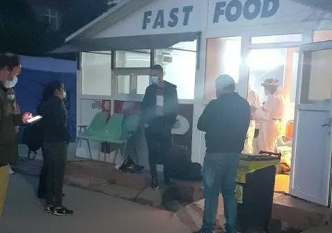 Spitalul de Urgență Sibiu primește bolnavii de COVID într-un chioșc de fast-food dezafectat