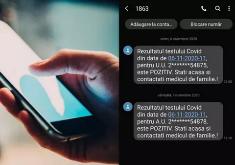 O femeie din Vrancea a fost anunțată prin SMS, două zile la rând, că are coronavirus, deși nu se testase. Explicația șefei DSP