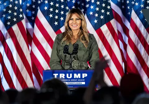 Melania Trump, o primă doamnă discretă, dar controversată