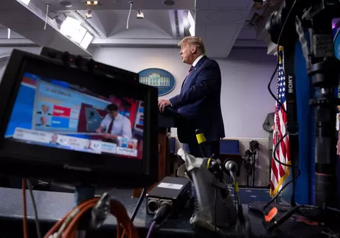 Discursul lui Trump, plin de acuzații fără probe, întrerupt de televiziunile americane: „Ceea ce președintele spune este în mare parte complet neadevărat”