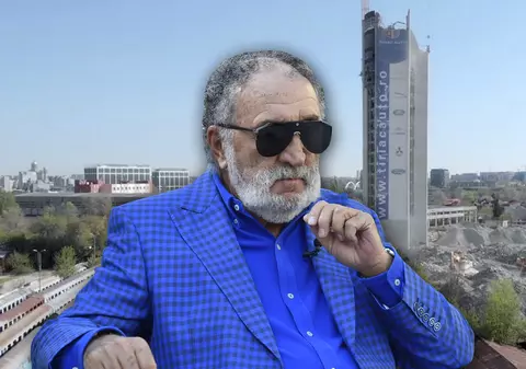 Țiriac a dărâmat turnul IFMA de 114 metri construit pentru testarea ascensoarelor de la Casa Poporului!