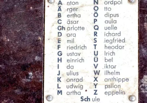 Germania își va revizui alfabetul fonetic, pentru a înlătura cuvintele introduse în perioada nazistă în locul celor evreiești
